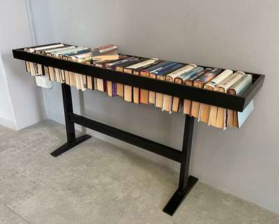 Libreria Orizzontale Legno Nero <s>&euro;398</s> - Promo &euro;240