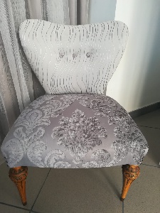 Poltroncina Vintage Fantasia Grigia <s>&euro;195</s> - Promo &euro;140